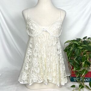 Vintage Sheer Lace Chemise
